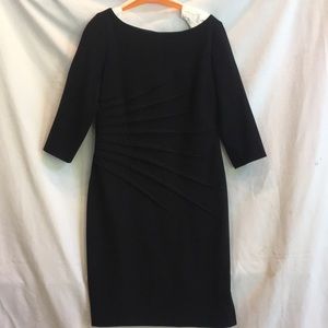 David Meister black classic cocktail dress 12